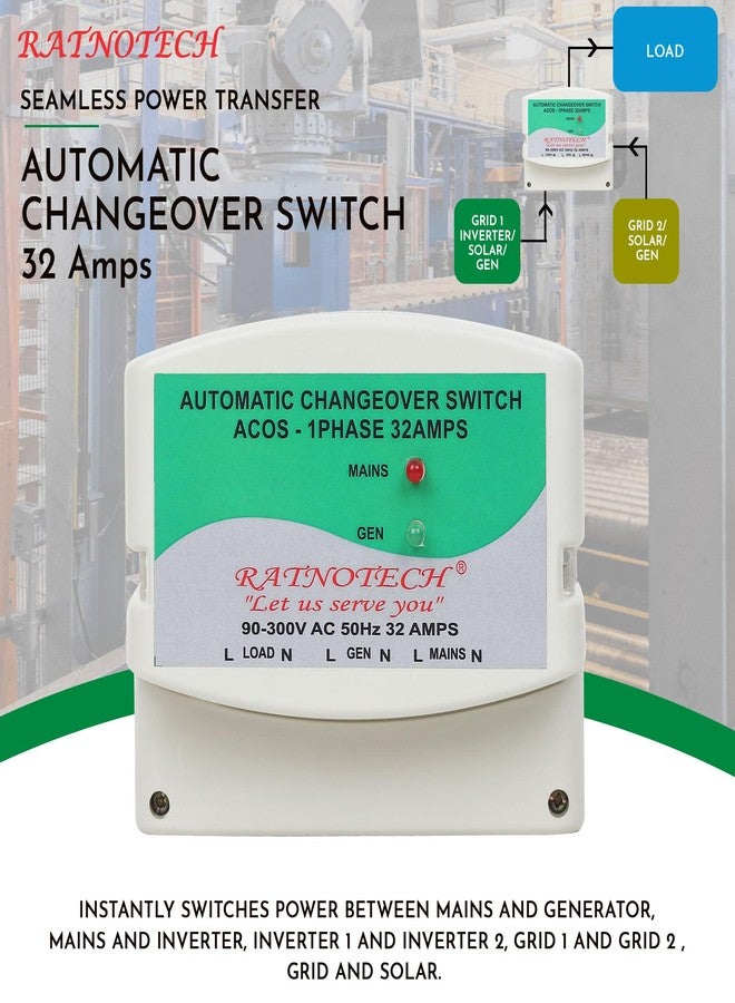 Ratnotech Automatic Changeover Switch 32Amps - Image 4